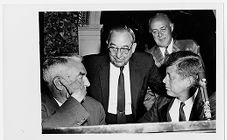 JFK with B. Everett Jordan, Harold Cooley, and Sam Ervin